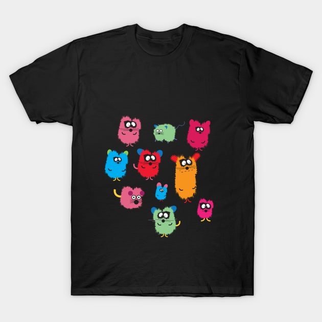 Colourful Mice Society T-Shirt by Robin Studio